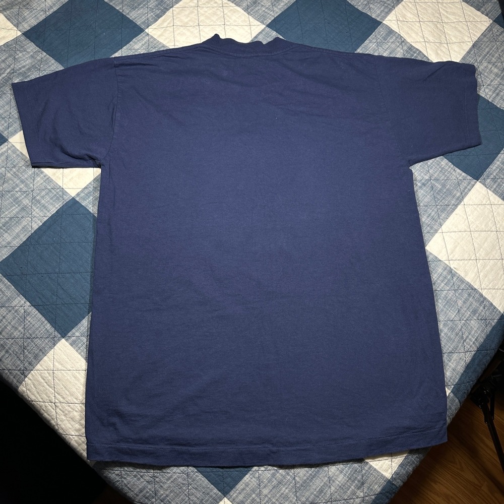 Vintage Disney Mickey Mouse Magic Music Days T-Shirt XL Murina Made in USA Navy - Picture 7 of 7